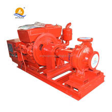 single stage diesel powered engine driven end suction fire pump